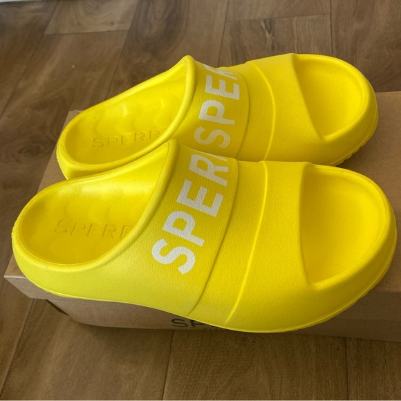 Sperry Float Uni Yellow Women’s Slides Size 6 - Picture 5 of 12